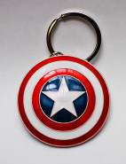 Marvel Comics Metal klúčenka Captain America Shield